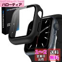TALENANA Apple Watch 9/8/7 用 ケース 41mm アップルウォッチシリーズ 9/8/7用保護カバー ガラスフィルム 一体型 PC素材 タッチ感良好 アップルウォッチ 第9世代/第8世代/第7世代用 カバー 全面保護 高透過率 指紋防止 衝撃吸収(ブラック,41mm)