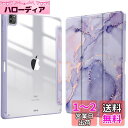 Fintie iPad Pro 12.9 ケース 2022/ 2021/ 2020/2018 12.9インチ 透明バックカバー Apple Pencil 収納可能 Apple Pencil 2 ワイヤレス充電対応 三つ折スタンド スリープ機能 軽量 薄型 傷つけ防止 PU合成レザー TPU (モデル番号A2378、A2461、A2379、A2462)(柄 X マーブ(2)