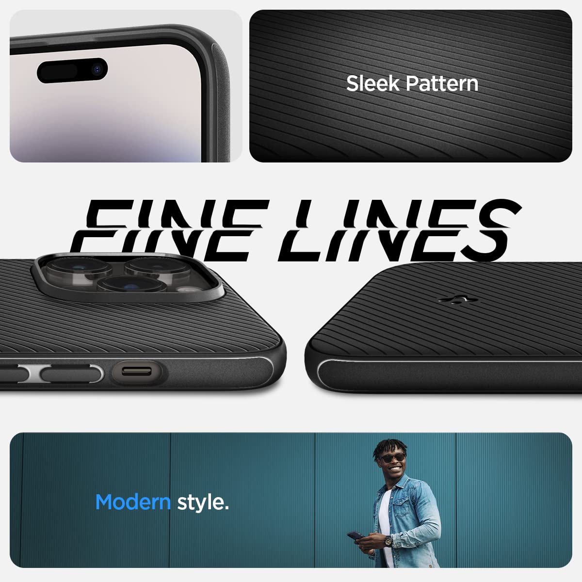 Spigen iPhone14Pro ケース MagSafe マット ブラック マグ・アーマー ACS04989