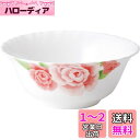 iwaki(イワキ) 耐熱ガラス 食器 耐熱皿 強化ガラス食器 ローズ柄 ボウル 12cm 電子レンジ対応 BE9649-RS