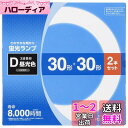 オーム電機 丸形蛍光ランプ 30形+30形 3波長形昼光色 2本セット FCL-3030EXD-8H 06-4523 OHM