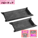 【送料無料】Navaris レザートレイ 2個セット 小物入れ トレー - ジュエリートレイ アクセサリー 鍵置き 卓上 アンティーク - 長方形 北欧雑貨 PUレザー ブラック