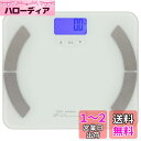 オーム電機 体重体組成計 体重計 体組成計 バックライト付 ホワイト HB-KG12R1 08-3923 OHM