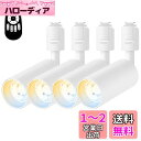 ANWIO スポットライト 4個セット ダクトレール用 4.5W(40W形相当) リモコン付き ライティングレール用 LED内蔵式 電球不要 北欧 角度可動 取...