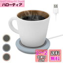 ドリテック(dretec) カップウォーマー ペットボトルOK マグカップOK 保温 4時間自動OFF USB コンパクト 小型 薄型 軽量 オフィス テレワーク ベッドサイド コーヒー お茶 おしゃれ 可愛い ブルー