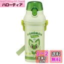 スケーター(Skater) 水筒 ポケットモンスター ニャオハ 480ml 子供用 抗菌 プラスチック製 子供に優しい 軽量 日本製 PSB5SANAG-A(3)
