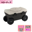 ベストコ フィールドカート トレー 回転座面付 ブラウン 51×30.5×29.5cm MA-2223 ボタニカルスタイル