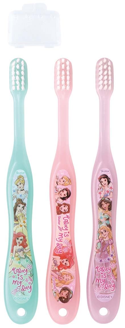 スケーター(Skater) 歯ブラシ 14cm 園児用 3-5才 やわらかめ 3本入 ディズニー プリンセス 23 TB5ST-A