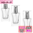 DIZLAS 香水瓶 持ち運び アトマイザー ガラスボトル 小分け 携帯用スプレー 詰め替え容器 30ml (シルバー) 3個セット