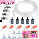 CTRICALVER 水槽 セット, ソフトなチューブは5m, エアチューブ5分岐 & 逆流防止弁& エアーストーン, 10個 水槽 吸盤 アクアリウム バブルカウンター チェックバブル 吸盤 水作水族館 魚タンク