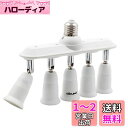DiCUNO LED電球専用 E26口金アダプター 5分岐ソケット E26→E26 照射角度可調 E26延長ソケット