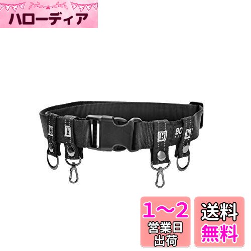[Booms Fishing] FB2 フィッシングベルト 小物収納用 ブラック