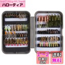 Bassdash(バスダッシュ) 完全フライ フライフィッシング用 毛ばり フライ ケース入り 渓流 テンカラ トラウト釣り フライセット (セットH:76本 ...