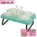 キャプテンスタッグ(CAPTAIN STAG) アウトドアテーブル ピクニック テーブル 食器 セット 【4人用】 ミントグリーン UT-56 製品サイズ:(約...