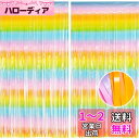 2個セット BRAVESHINE タッセルカーテン キラキラ 子供 誕生日 飾り付け カーテン 100cm*250cm 誕生日 飾り カーテン birthday decorations パーティー デコレーション party decoration(レインボー)
