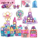AMYCOOL マグネットおもちゃ 141pcs マグネット ブロック 磁気おもちゃ 子供 女の子 男の子 孫 磁石ブロック 想像力と創造力を育てるオモチャ 立体パズル ゲーム モデルDIY 知育玩具 磁石 積み木 誕生日 入園 ギフト 出産祝い クリスマス プレゼント 贈り物 収納袋 収納