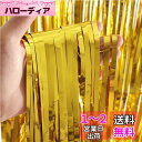 「2個セット」 Augsion タッセルカーテン キラキラ 背景 華やかな金属感 明るい光沢 誕生日 飾り付け 100cm*200cm パーティー 装飾 小道具 誕生日 結婚式 用 パーティーデコレーション イベント (ゴールド)