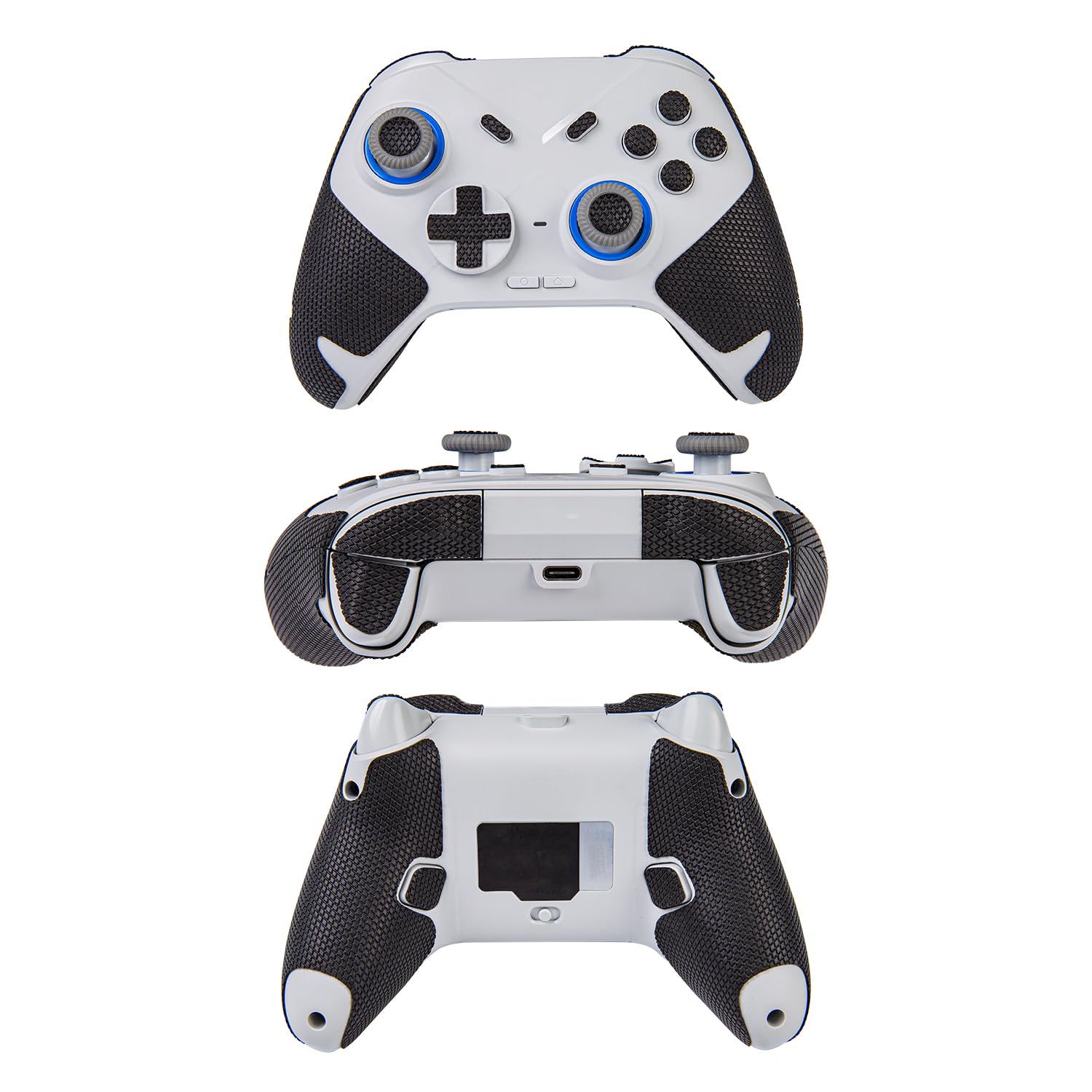 【 グリップ力強化 & 吸汗力強 】TALONGAMES FLYDIGI Direwolf シリーズ 用 コントローラーグリップ クラシックバージョン アンチスリップテープ 滑り止め グリップ テープ 十字キーパッドシール付き 滑り止め グリップシール カット済 1セット入り [ グリップ部分 + 十