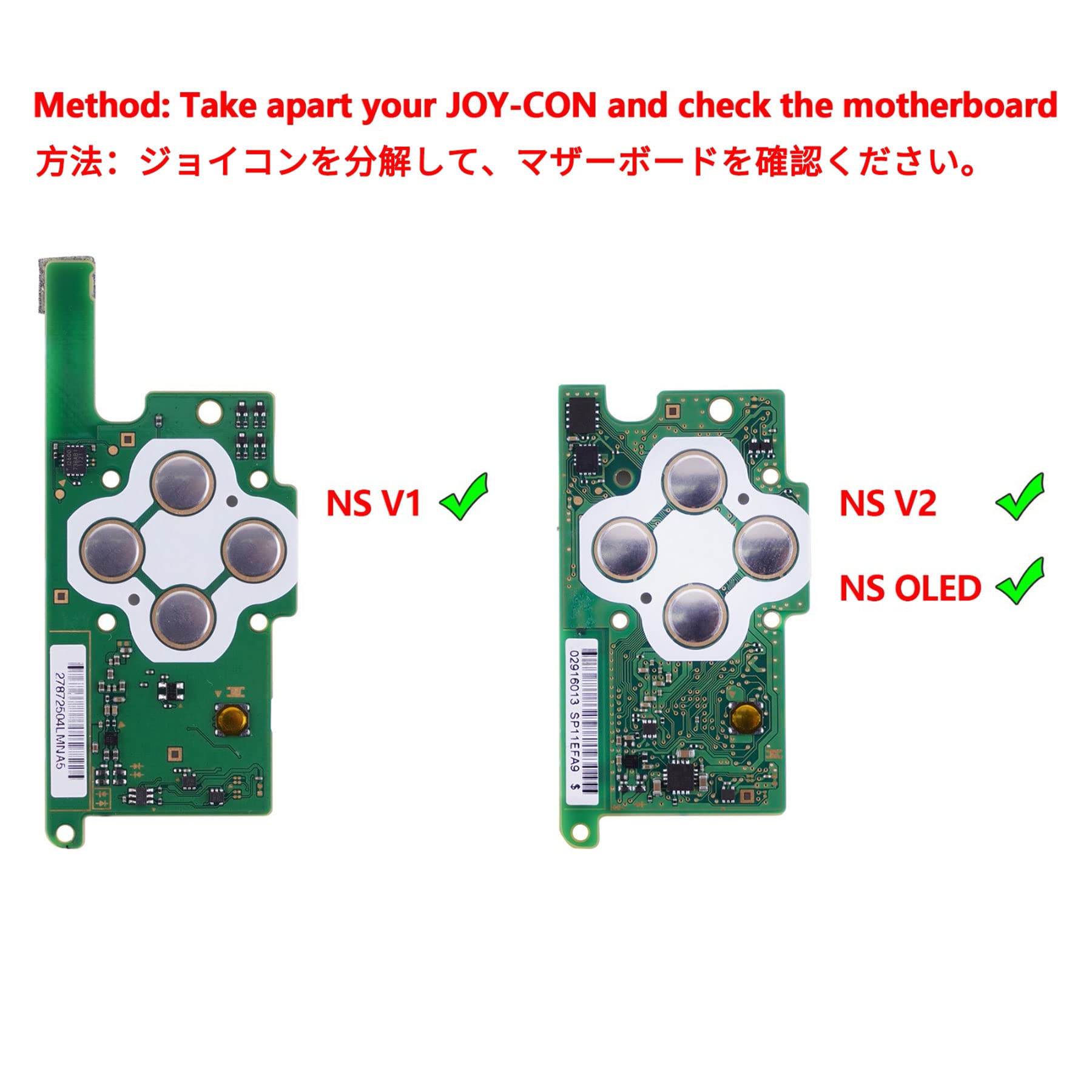 ジョイコン本体ではない-eXtremeRate Switchに対応用ジョイコンDFS LED組み立て式キット、七つの色と九つのモードがあり、Switch&有機elのジョイコンに対応用マルチカラー発光ABXYトリガーフェイスボタン（ジョイコンとコンソールは含まれていません！）【クリア】
