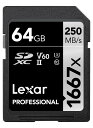 Original Lexar 1667x V60 250MB/s Flash Memory sd cards 64GB 128GB 256GB UHS-II U...