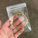 50枚入 ジュエリー袋 pvc ジップ アクセサリー 袋 透明 パッキング ビニール 変色防止 クリア ミニ ジッパー付き袋 密封 包装袋 抗酸化 チャック付き (8x12cm)