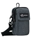 WATERFLY スマホポーチ ベルトポーチ ショルダーバッグ メンズ: 小さめ スマホ ポーチ ショルダーポーチ ミニショルダーバッグ スマホショルダー 携帯...