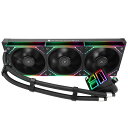 Thermalright Frozen Infinity 360 BLACK CPU水冷クーラー、360 Aio CPUクーラー、ダブルTL-M12 PWMファン、Infinity Mirror CPUクーラー、AMD/AM4/AM5、Intel LGA1851/1700/1150/1151/2011用