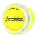 【送料無料】ヨーヨー スピンスター 初心者向けDVD付 ヨーヨーファクトリー (クリアボディ/イエロー)