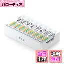 【送料無料】EBL 単3形充電池充電器セット 8スロット充電器+単3電池(2800mAh*8)セット 単三単四ニッケル水素/ニカド充電池に対応 スロットカーバッ...