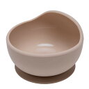 【送料無料】Wooden Teether 離乳食食器 ベビー用 くっつく 吸盤ボウル シリコン 赤ちゃん 滑り止め こぼれ防止 ひっくり返し防止 すくいやすい 吸着おわん 電子レンジ食洗器対応 お出産祝い ギフト プレゼント ページュ