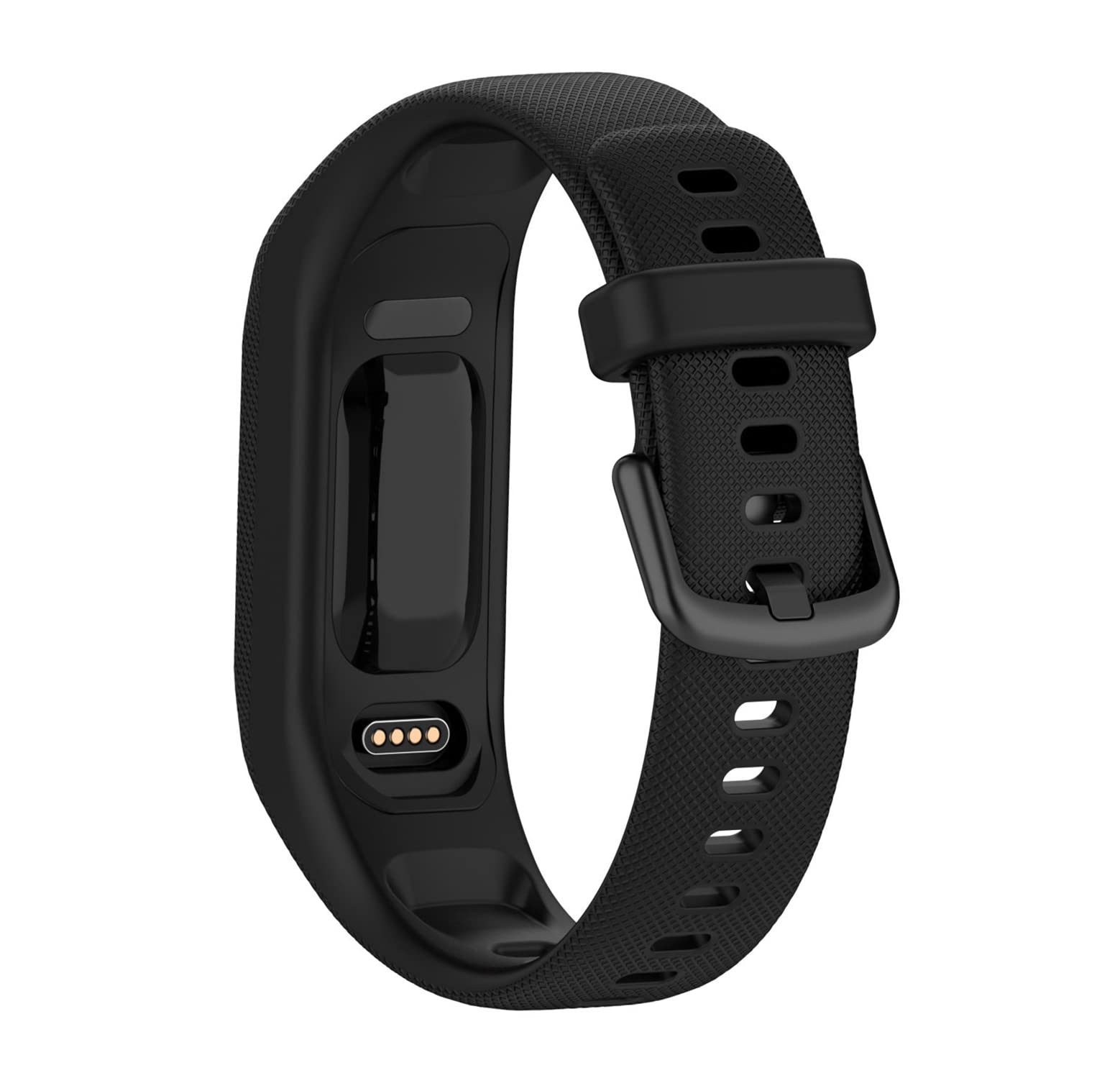 ハローディア楽天市場店の【送料無料】for Garmin(ガーミン) vivosmart 5 バンド ベルト 3色セット 交換バンド シリコン 互換品 替えバンド 交換ベルト ストラップ アクセサリー (ブラック+ミントグリーン+アーミーグリーン)｜アングル3