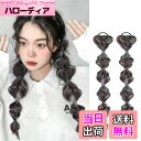 【送料無料】SITEDAN ヘアエクステ 三つ編み ウィッグ カラーエクステ 編み込み ダンス エクステンション ポニーテール ウィッグ ツインテール 編み込み...