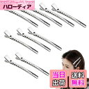 【送料無料】nalaina ダッカール【10本セット】前髪 散髪 髪留め 前髪クリップ クリップ メンズ ヘアクリップ ワニ口クリップ 美容師プロ用 美容業界 ...