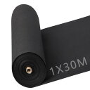 【送料無料】GreenGarden 防草シート 1×30m 120g/平米 除草シート 不織布 固定ピン50本と黒丸50枚付き 厚手 高透水性 UV耐候剤配合 親水剤入 高耐久 高密度 ブラック (ブラック1*30m)