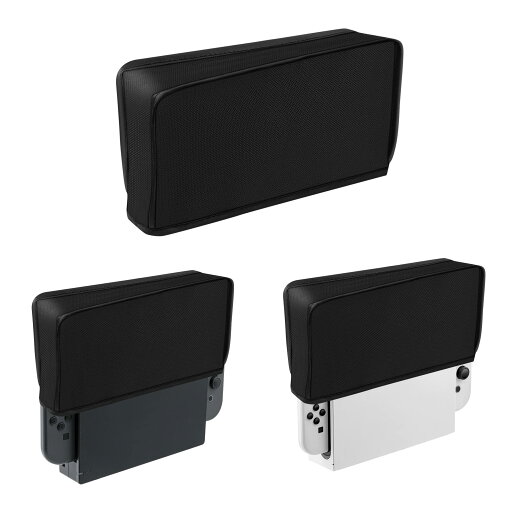 Mcbazel switch ドックカバー ほこり防止カバー 汚れ防止 Switch有機elモデル 充電ドック対応 -ブラック Mcbazel switch ドックカバー ほこり防止カバー 汚れ防止 Switch有機elモデル 充電ドック対応 -ブラック