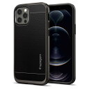 【送料無料】Spigen iPhone12Pro ケース iPhone12 ケース 耐衝撃 バンパーケース 二重構造 米軍MIL規格取得 プリズムパターン カメラ保護 Qi充電 ワイヤレス充電 アイフォン12 ケース アイフォン12プロケース ネオ・ハイブリッド ACS01711 (ガンメタル)