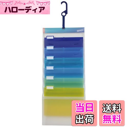 Esselte エセルテ ソーテッド6段 3WAYファイル A4 6ポケット 見出しラベル付 収納 壁掛けポケット 書類..