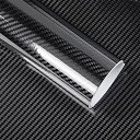 【送料無料】5Dカーボンシート カーラッピングフィルム 152cm×30cm ブラック カーボンシール 艶有りタイプ 一巻き 防水耐油 耐熱 表面防炎 のり付き エア抜き溝付き 曲面対応 汎用