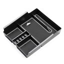 ruiya トヨタ アルファード30系後期 専用 センター コンソールボックス センターコンソールトレイ 内装パーツ アクセサリー 小物入れ ABS素材 充電USB機能 ビビリ音なし