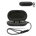 【送料無料】Anker Soundcore AeroFit 用 ケース カバー 【NOUKAJU】 ワイヤレス イヤーホン シリコン 保護ケース (カラビナ付き+ストラップ付き ) 落下防止 キズ防止 耐衝撃 装着充電可能 防水 防塵 (ブラック)