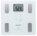 【送料無料】オムロン 体重 体組成計 カラダスキャン ホワイト HBF-214-W 厚さ28mmの薄型設計 大きな文字表示