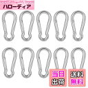 【送料無料】XSAJU カラビナ 304ステンレス Dリング 小型 自動ロック アウトドア用品 登山 キャンプ用品 (4cm 10個セット)
