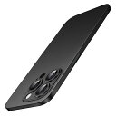 【送料無料】JETech 超薄型 iPhone 15 Pro ケース 6.1インチ専用 カメラレンズカバー 全面保護 軽量 マット仕上げ PPハードミニマリストケース ワイヤレス充電対応 (ブラックチタニウム)