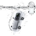 TOMGDRACO Insta360 X3 見えない潜水ケース 360度カメラ 水中ケース 防水深さ50M ブラインドゾーン排除 HD光学レンズ x3潜水ケース 水中撮影 全方位保護 耐圧性、防塵、落下防止 傷に強い 取付け簡単 ダイビング保護カバー 水中撮影用 ダイビング/シュノーケリング/水泳