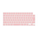 MOSISO ノートパソコン キーボードカバー 対応機種 MacBook Air 13.6/15(M3 M2チップ)A3113 A2681 A3114 A2941/ Pro 14/16(M4 M3 M2 M1チップ) 2025-2021発売、保護 防塵 耐水 シリコンスキン 日本語 JIS配列(ローズクォーツ)