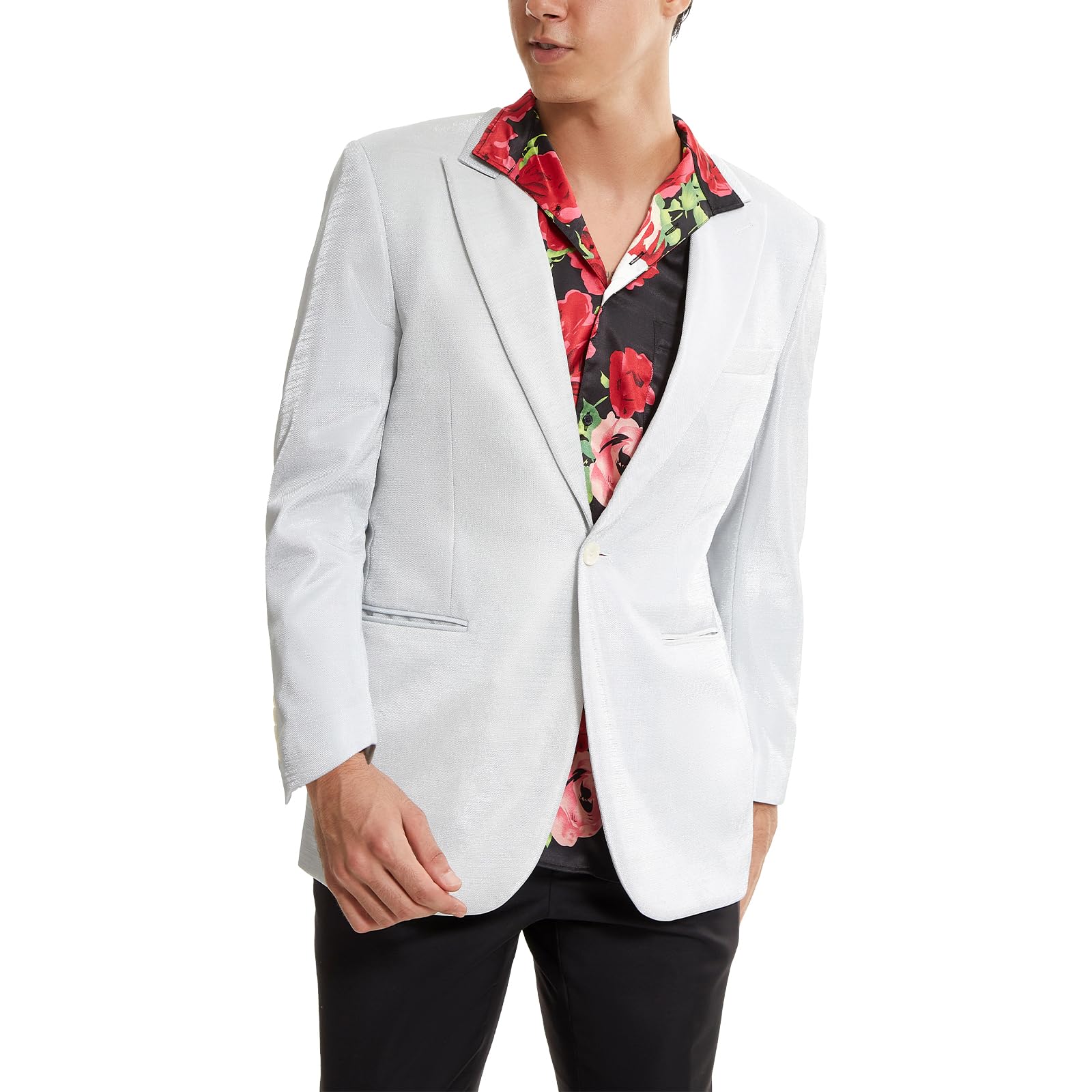 【送料無料】 きんぞくこうたくメンズステージ衣装タキシードスパンコールジャケットメンズスーツ舞台..