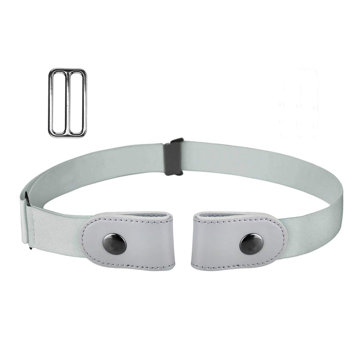 【送料無料】 ベルト レディース ゴムベルト 穴なしベルト レディースベルト おおきいサイズ カジュアル ビジネス 色：グレー