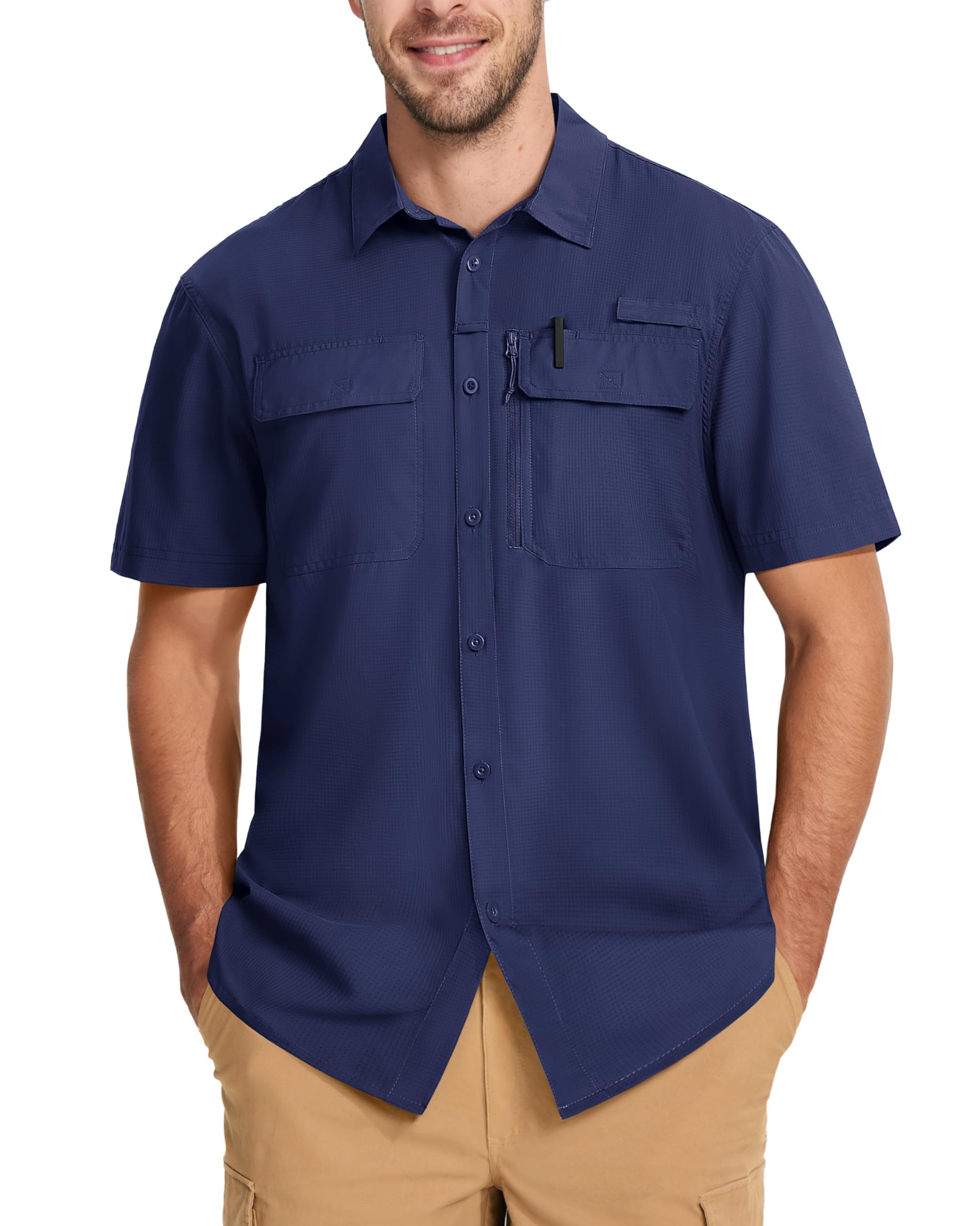 【送料無料】 ミリタリーシャツ 半袖 メンズ 釣りウェア UVカット タクティカルシャツ 登山 撥水 通気 ..