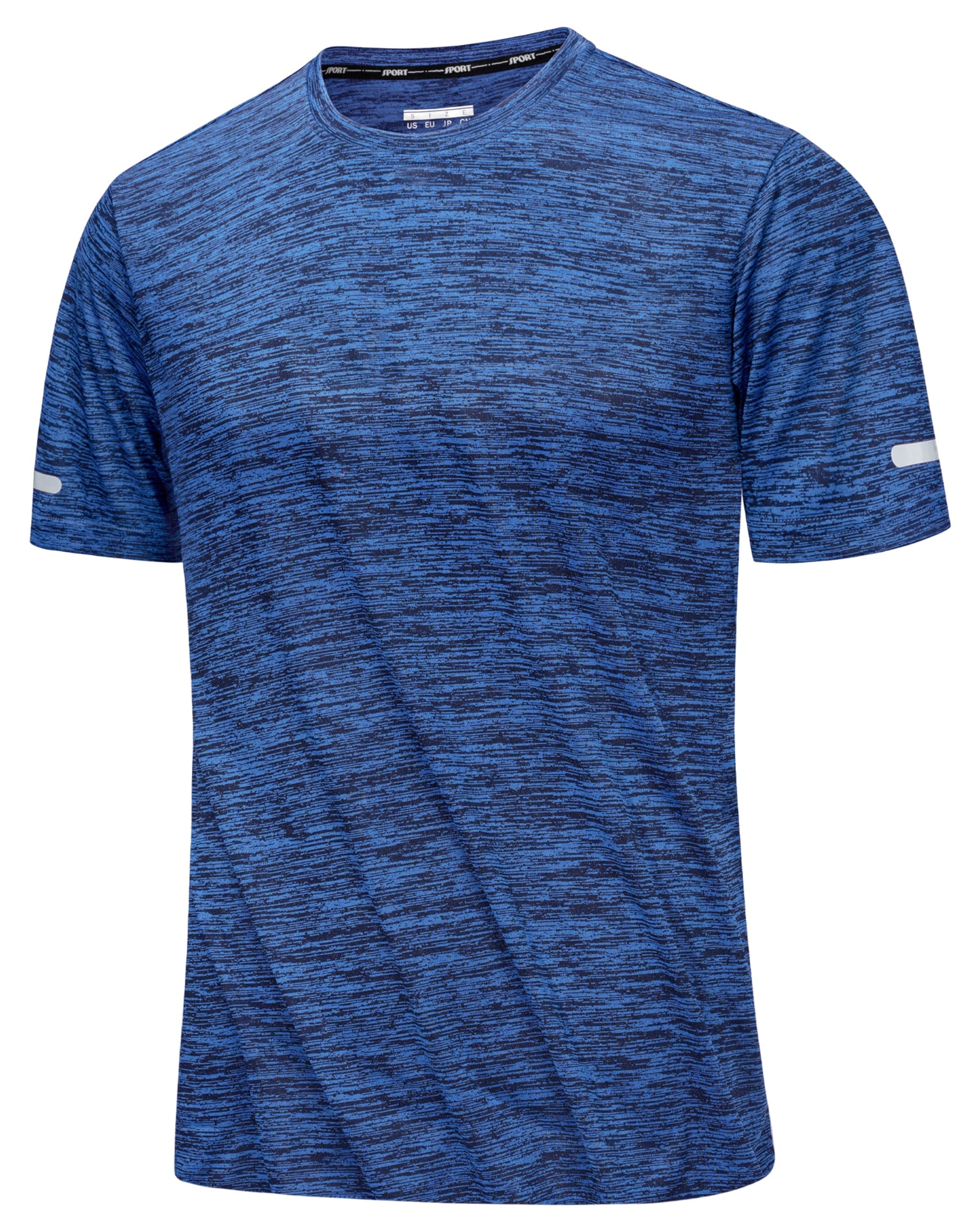 【送料無料】 Tシャツ メンズ 吸汗速乾 ストレッチ 半袖 通気 薄手 トレーニングウェア ドライ ジムウ..