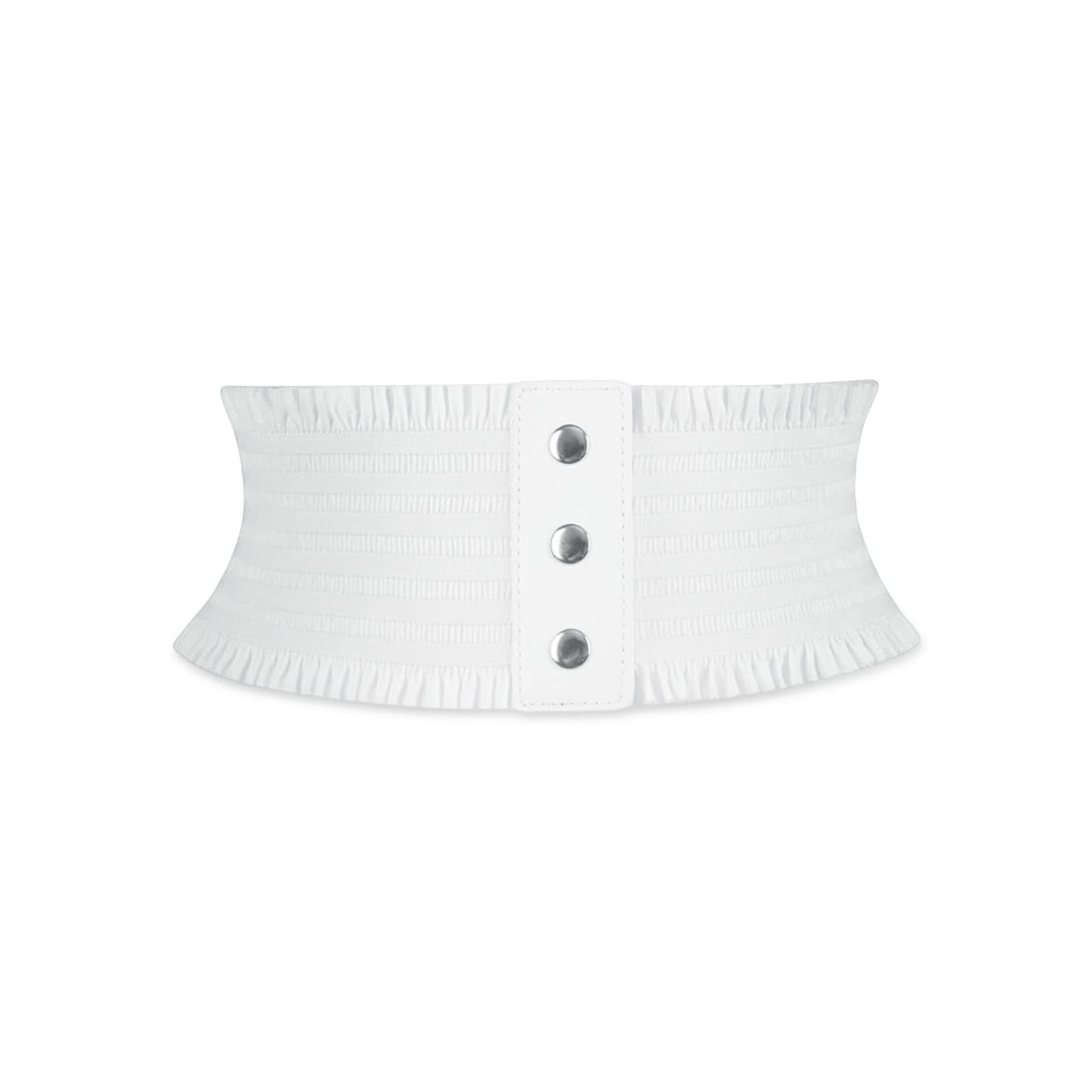 【送料無料】 レースアップ コルセット ベルト レディース 幅広 ベルト 弾性 スナップボタン ファッシ..